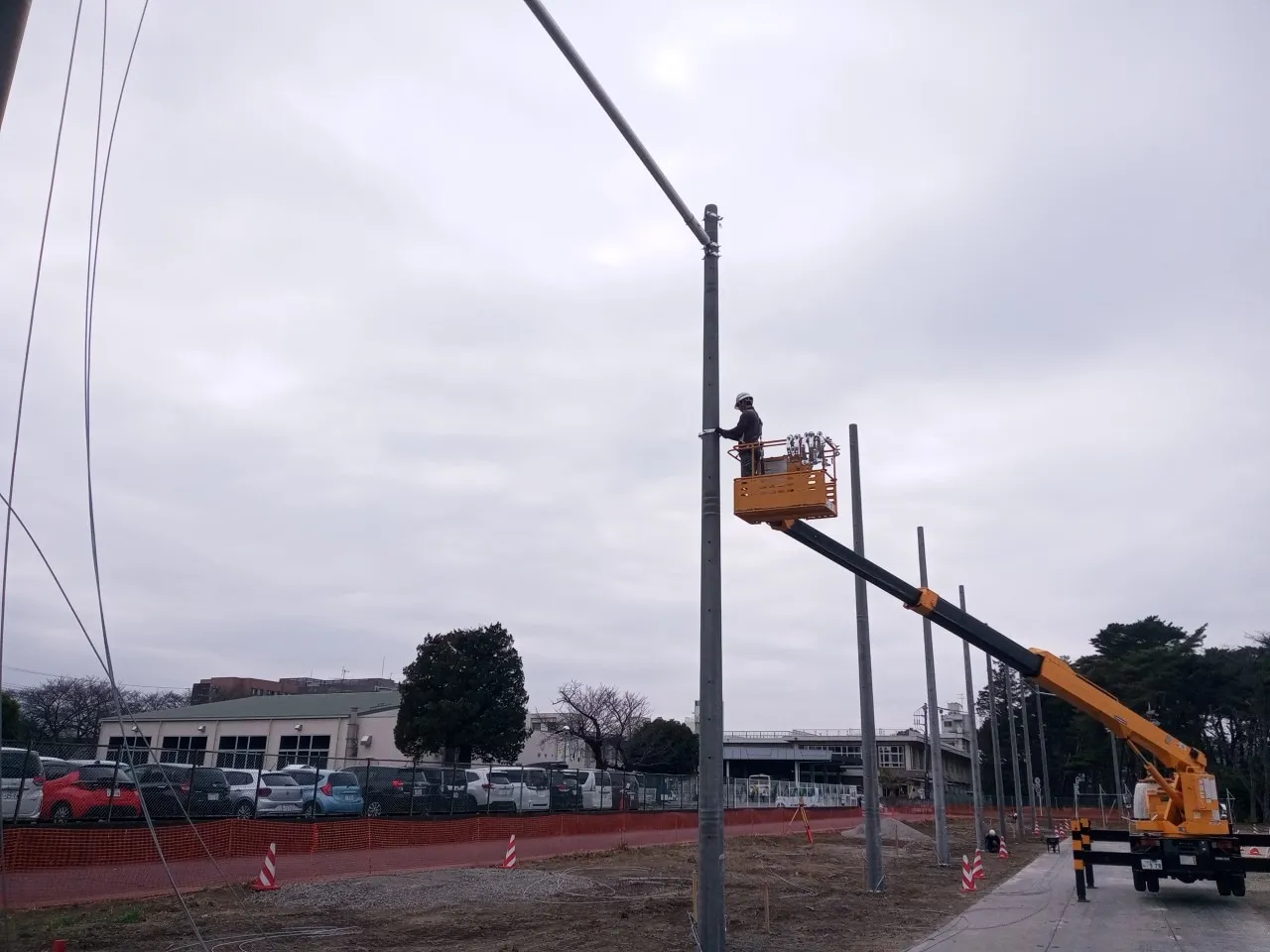 県立蓮田松韻高等学校グラウンド施設改修工事