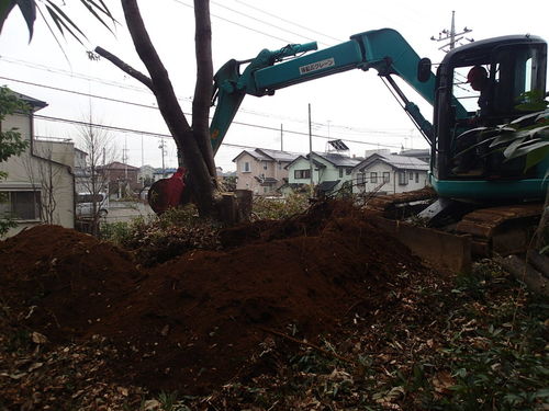 さいたま市　見沼区伐採・抜根工事