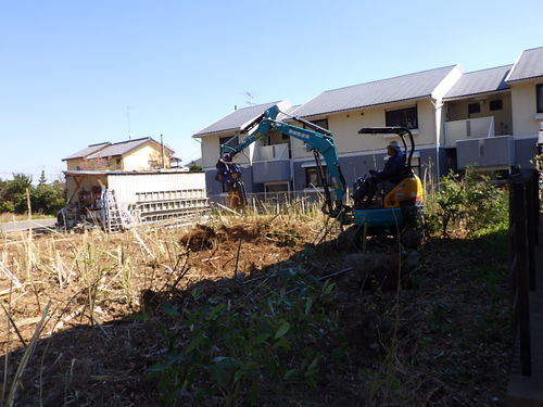 さいたま市　指扇土地区画整理事業　二号街区公園予定地外整地工事（伐採・伐根・伐竹）